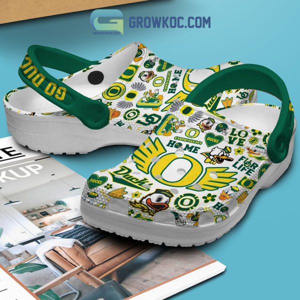 Oregon Ducks For Life NCAA Go Ducks Clogs Crocs