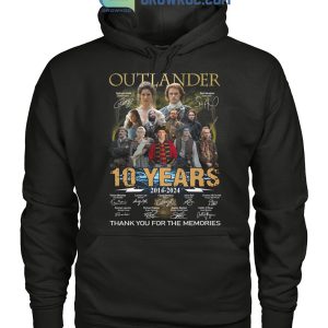 Outlander 10 Years 2014 2024 Memories Shirt Hoodie Sweater