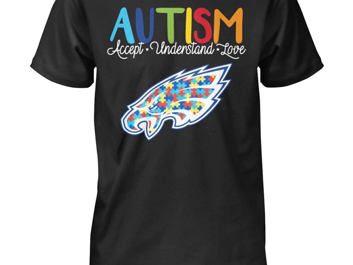 Official Philadelphia Eagles Autism awareness accept understand love shirt,  hoodie, sweater, long sleeve and tank top