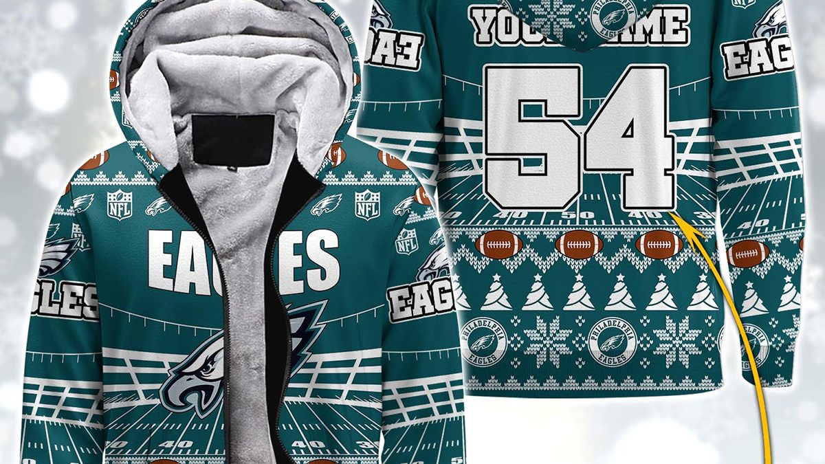 Get in the holiday spirit with Philadelphia Eagles pajamas