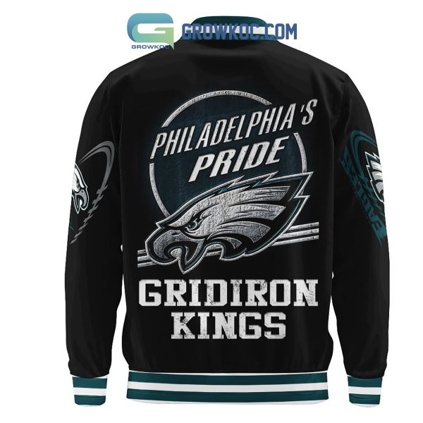 Philadelphia Eagles Philadelphia’s Pride Gridiron Kings Baseball Jacket