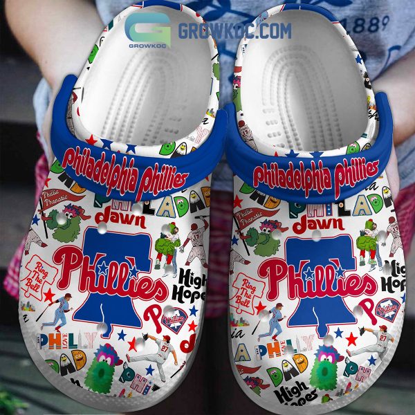 Philadelphia Phillies Ring The Bell High Hopes Clogs Crocs