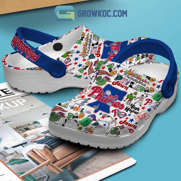 Philadelphia Phillies Ring The Bell High Hopes Clogs Crocs