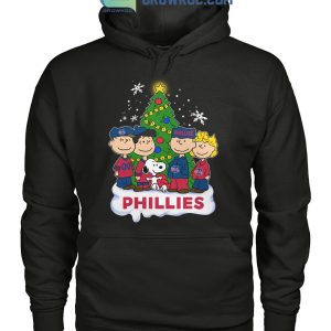 Philadelphia Phillies Snoopy Peanuts Christmas Shirt Hoodie Sweater