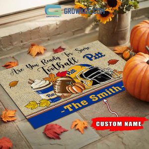 Pittsburgh Panthers NCAA Fall Pumpkin Are You Ready For Some Football Personalized Doormat