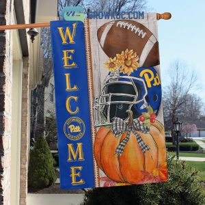 Pittsburgh Panthers NCAA Welcome Fall Pumpkin House Garden Flag