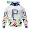 San Diego Padres MLB Autism Awareness Hand Design Personalized Hoodie T Shirt