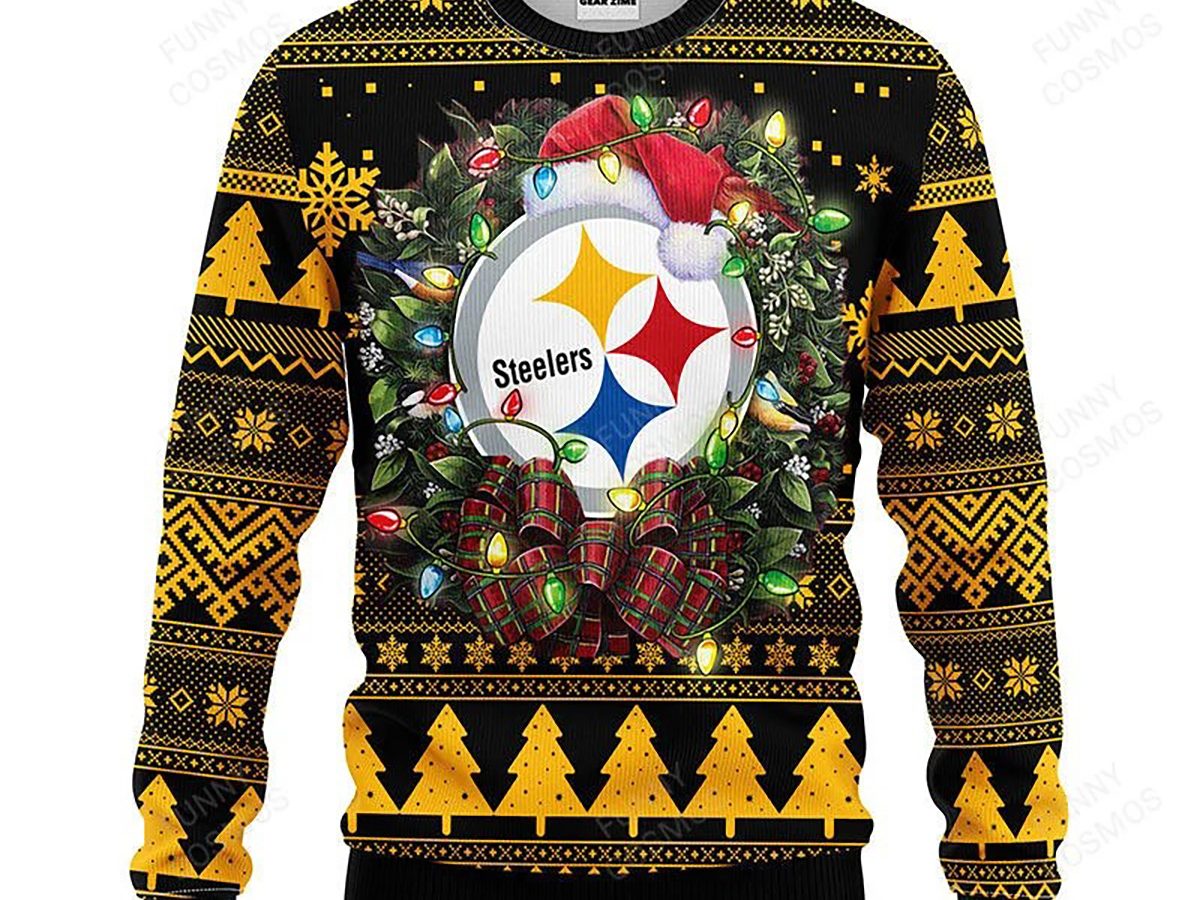 NFL Pittsburgh Steelers Ugly Christmas Sweater, Ugly Christmas