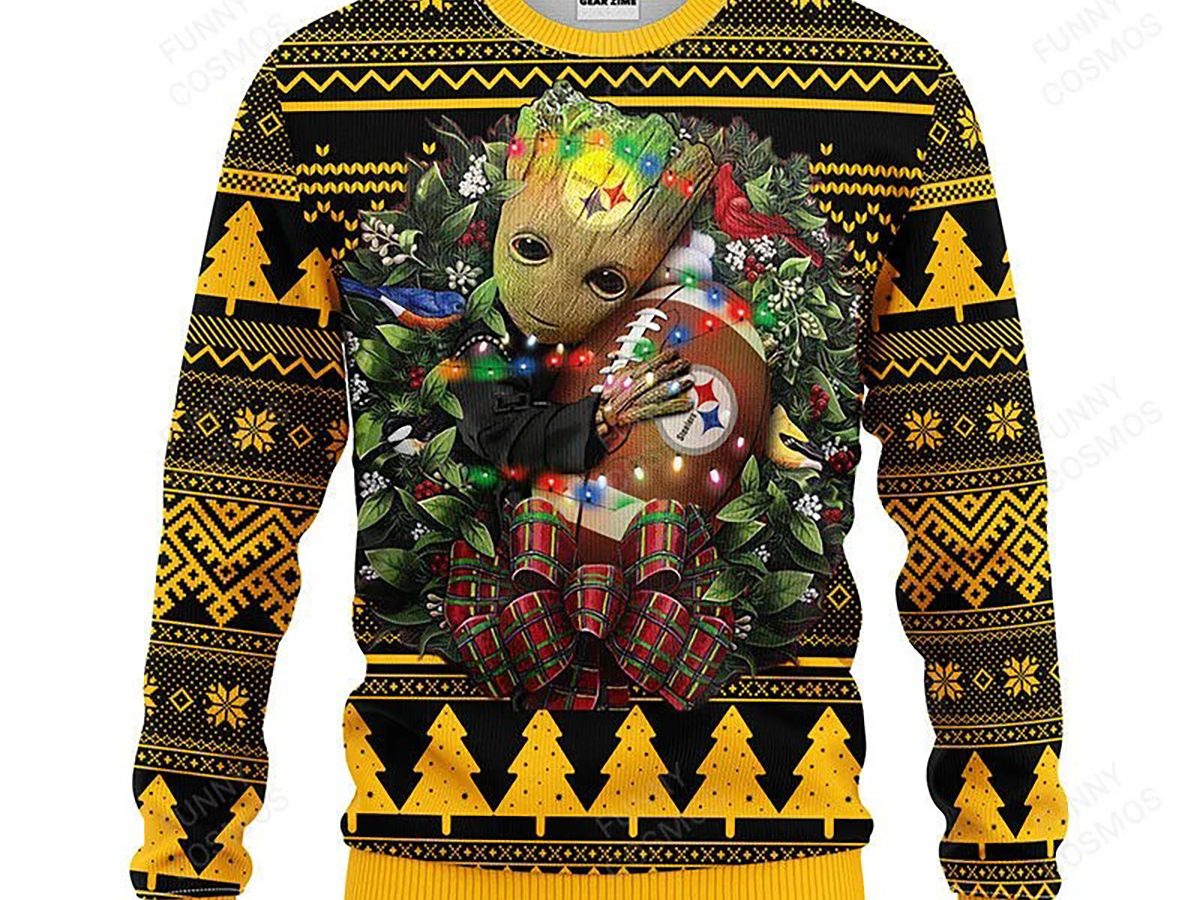 NFL Pittsburgh Steelers X Grinch Christmas Ugly Sweater