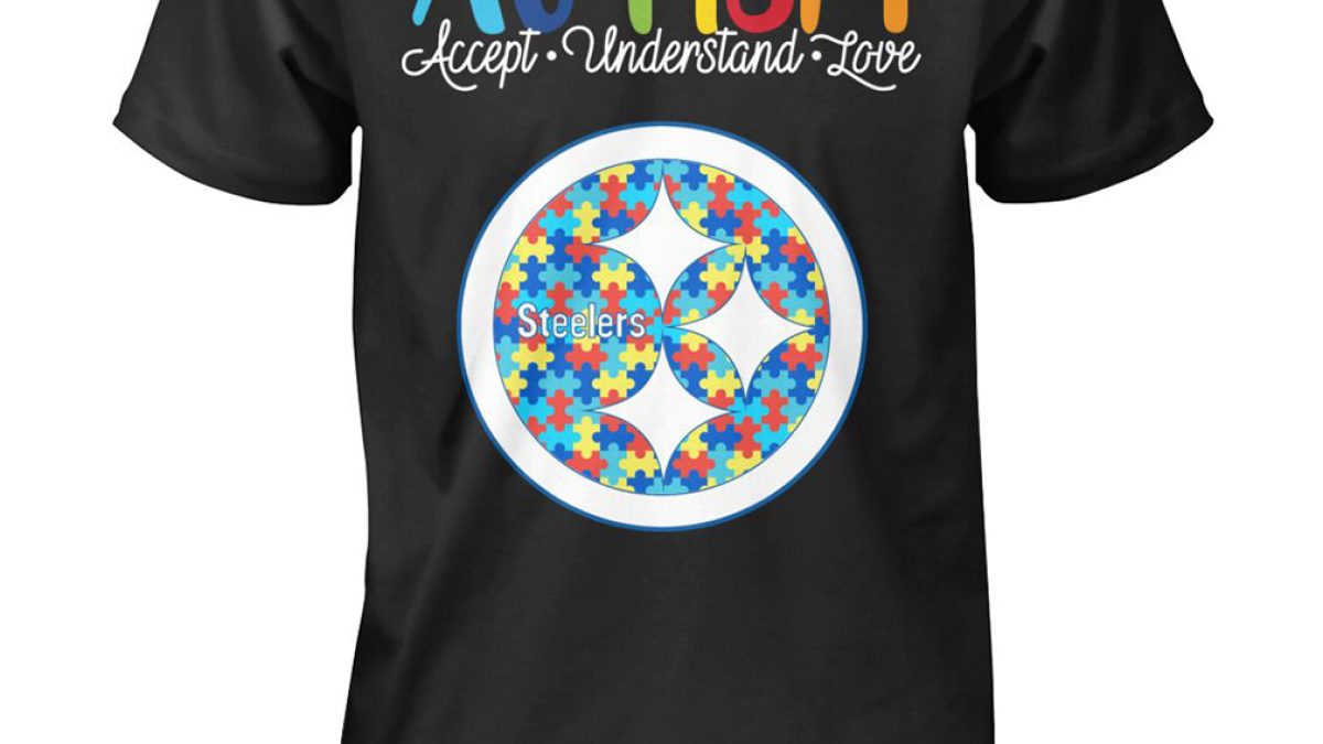 Pittsburgh Steelers Logo Football Autism Awareness T-Shirt - T-shirts Low  Price