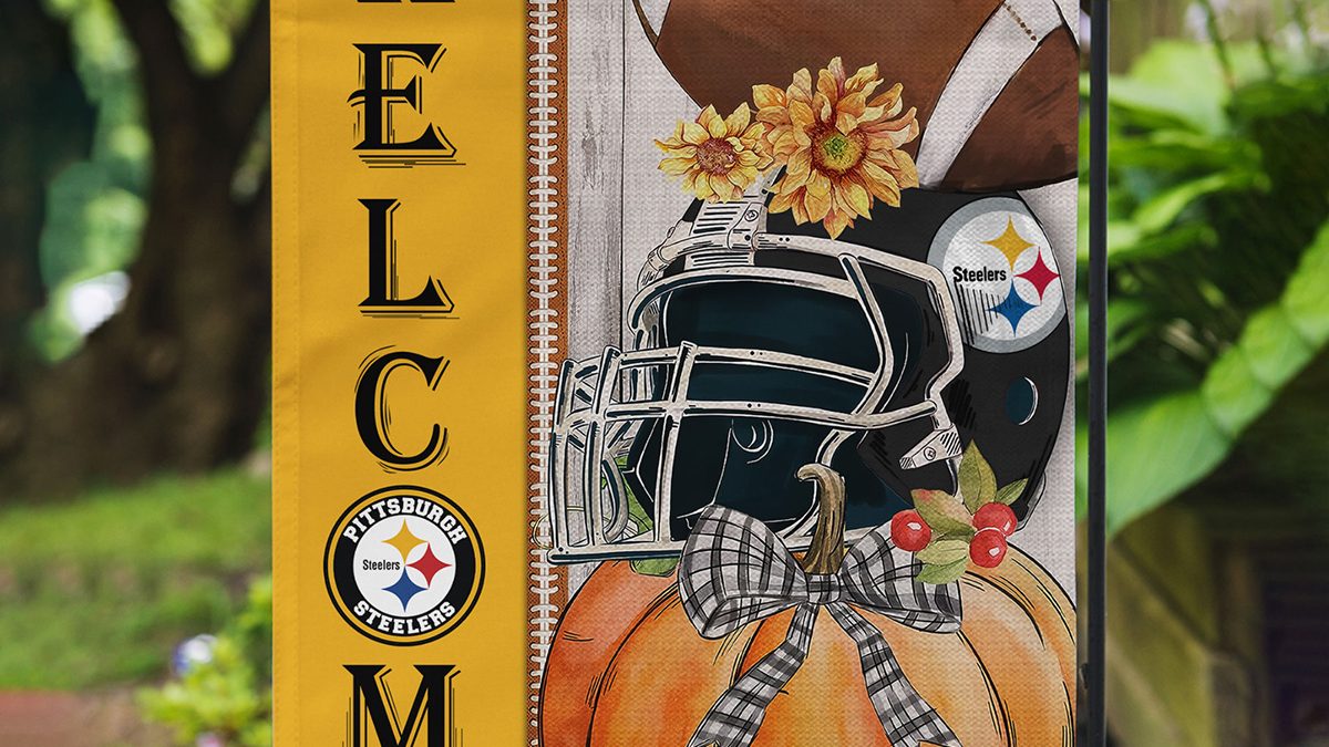 Pittsburgh Steelers NFL Welcome Fall Pumpkin Personalized House