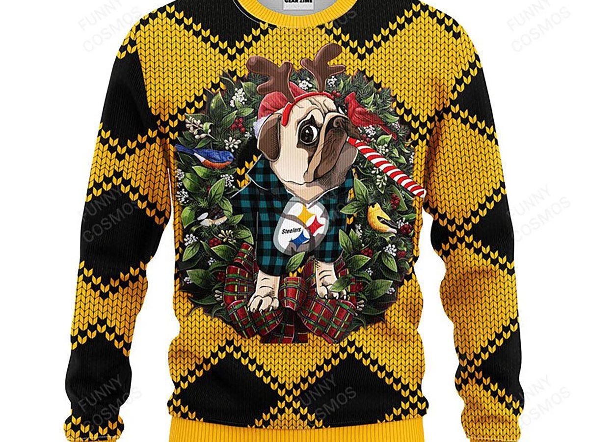 dog steelers sweater