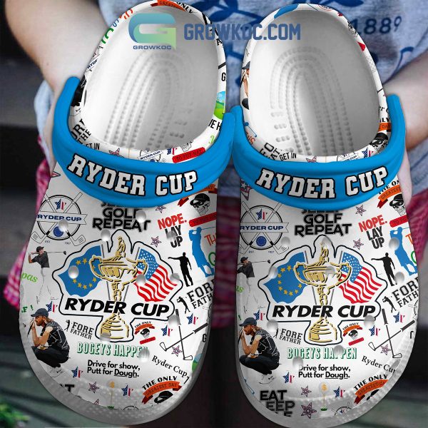 Ryder Cup 2023 Eat Sleep Golf Repeat Clogs Crocs