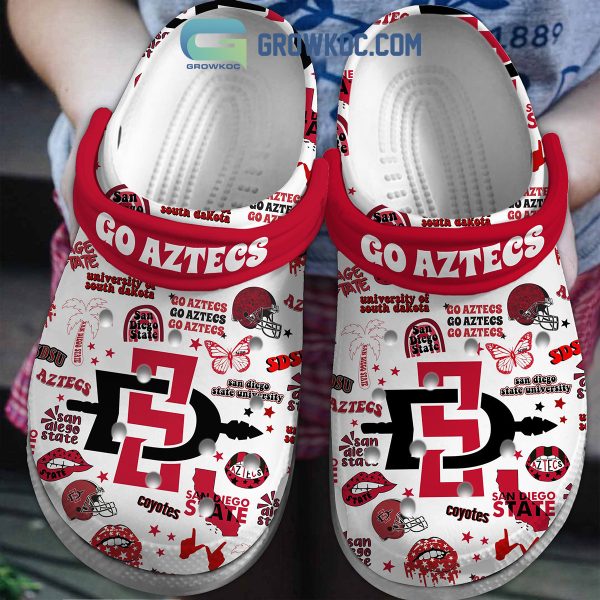 San Diego State Aztecs NCAA Go Aztecs Clogs Crocs