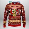 San Francisco 49ers Grateful Dead Ugly Christmas Fleece Sweater