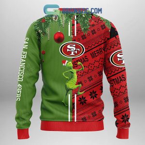 San Francisco 49ers Grinch & Scooby Doo Christmas Ugly Sweater