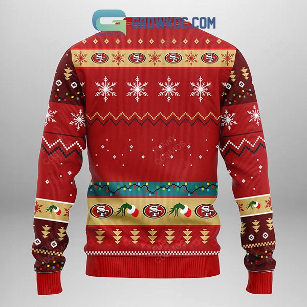San Francisco 49ers Grinch Christmas Ugly Sweater