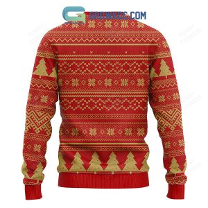 San Francisco 49ers Grinch Hug Christmas Ugly Sweater