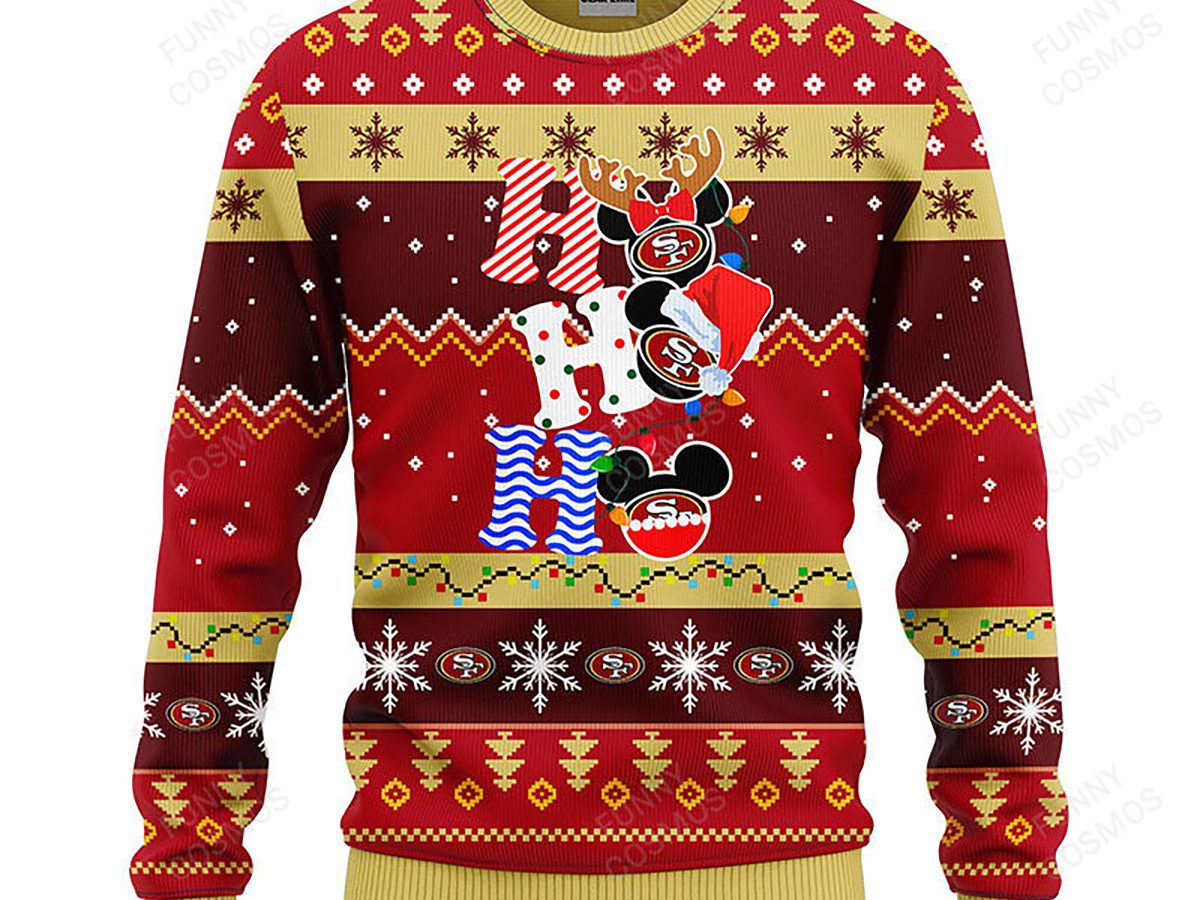 Mickey Mouse Dabbing Disney Christmas Ugly Sweater Mens - T-shirts Low Price