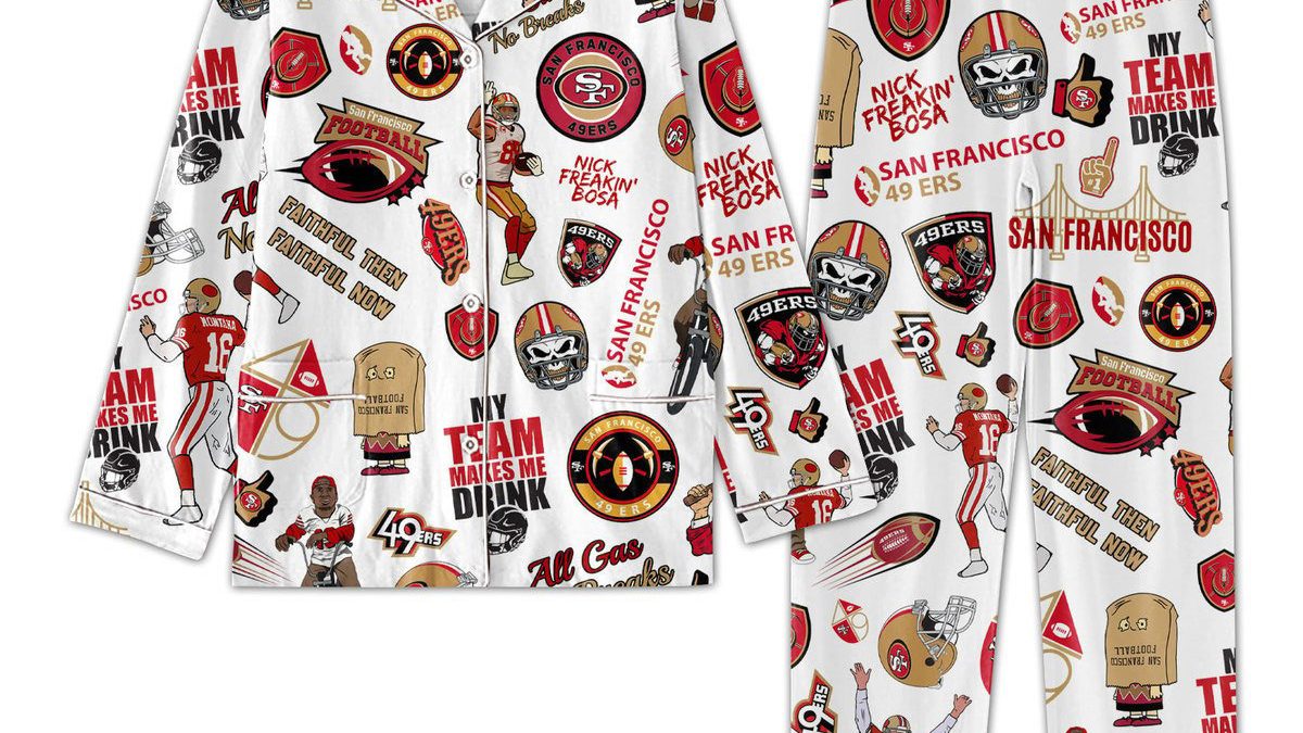 San Francisco 49ers Tree Ball Christmas Ugly Sweater - Growkoc