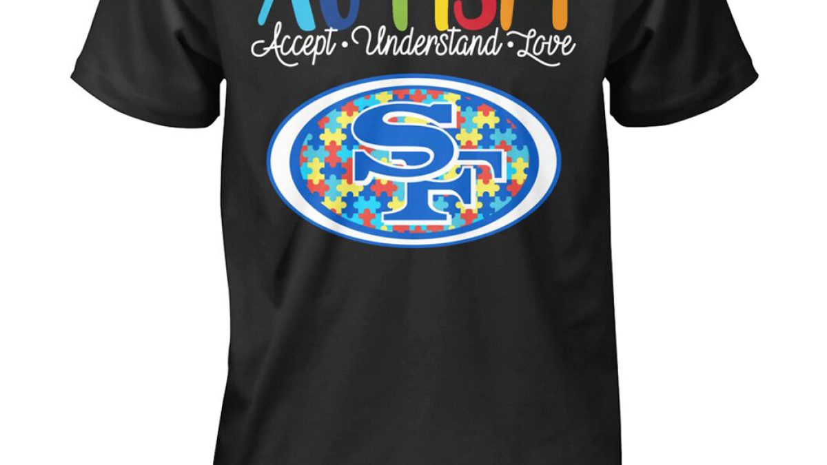 San Francisco 49ers NFL Autism All Over Printed 3D Shirt For Fans