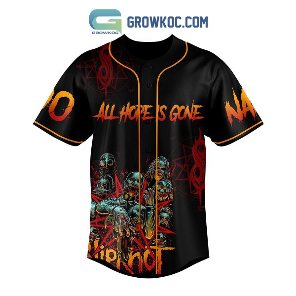 Slipknot The Limits Of The Dead All Hope Is Gone Personalized Baseball Jersey