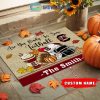 NC State Wolfpack NCAA Fall Pumpkin Are You Ready For Some Football Personalized Doormat