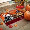 Stanford Cardinal NCAA Football Welcome Halloween Personalized Doormat