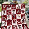 Stanford Cardinal NCAA Mickey Disney Fleece Blanket Quilt