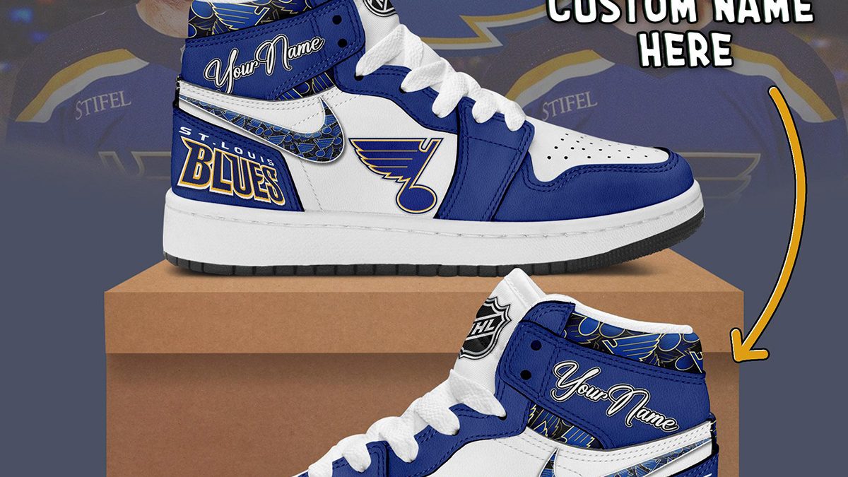 HOT St. Louis Blues shoes Custom Air Force Sneakers for fans