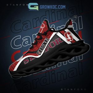 Stanford Cardinal NCAA Clunky Sneakers Max Soul Shoes
