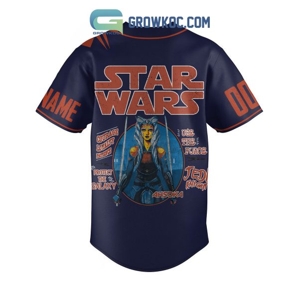Star Wars Ahsoka Protect The Galaxy Personalized Baseball Jersey