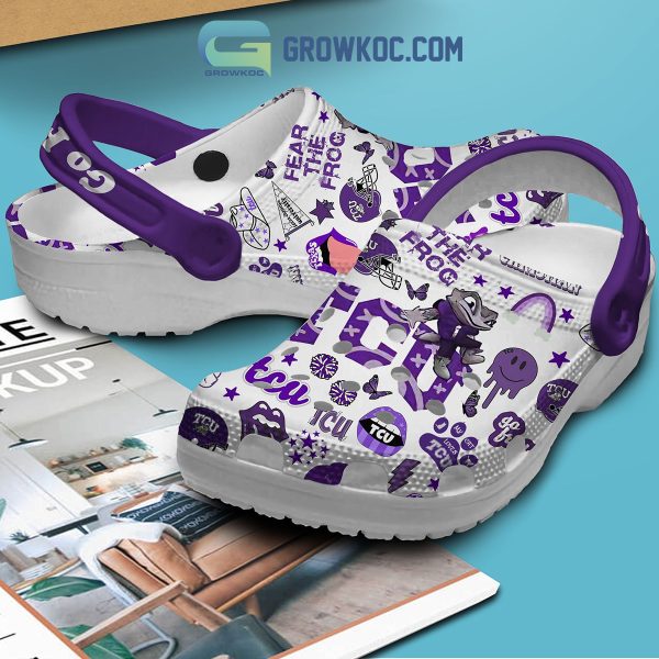 TCU Go Frogs Fear The Frog Clogs Crocs