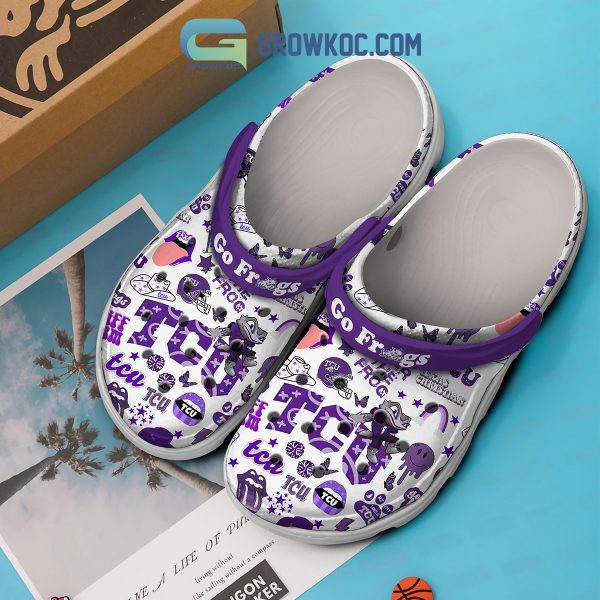 TCU Go Frogs Fear The Frog Clogs Crocs