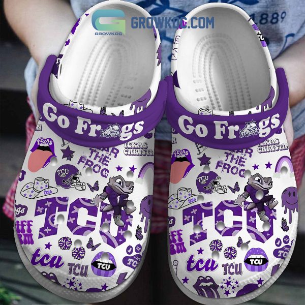 TCU Go Frogs Fear The Frog Clogs Crocs