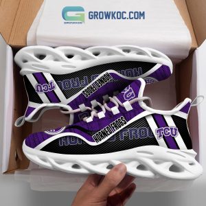TCU Horned Frogs NCAA Clunky Sneakers Max Soul Shoes