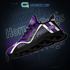 TCU Horned Frogs NCAA Clunky Sneakers Max Soul Shoes