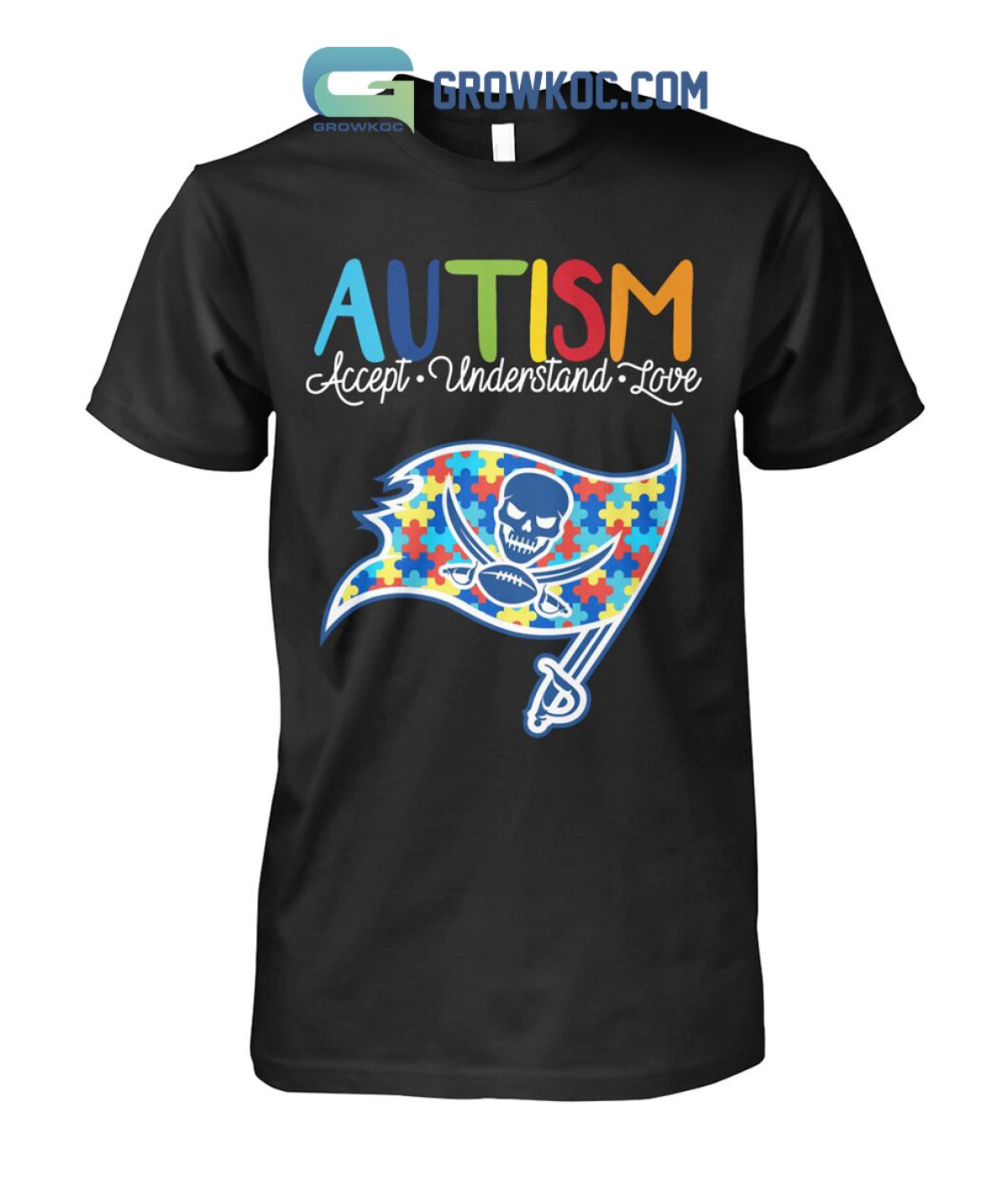 Tampa Bay Buccaneers NFL Special Autism Awareness Design Hoodie T Shirt -  Growkoc