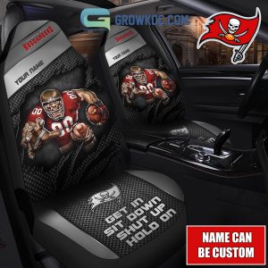 Tampa Bay Buccaneers NFL Mascot Get In Sit Down Shut Up Hold On Personalized Car Seat Covers