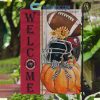 Seattle Seahawks NFL Welcome Fall Pumpkin Personalized House Garden Flag