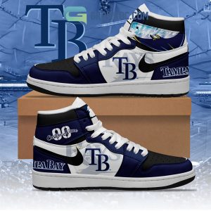 Tampa Bay Rays MLB Personalized Air Jordan 1 Shoes