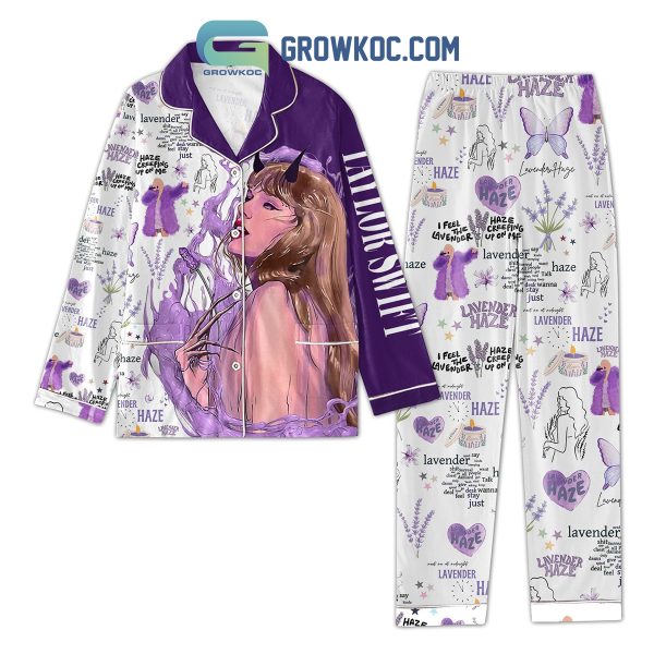 Taylor Swift I Feel The Lavender Haze Creeping Up On Me Pajamas Set