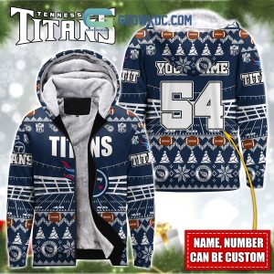 Tennessee Titans NFL Christmas Personalized Hoodie Zipper Fleece Jacket -  Growkoc