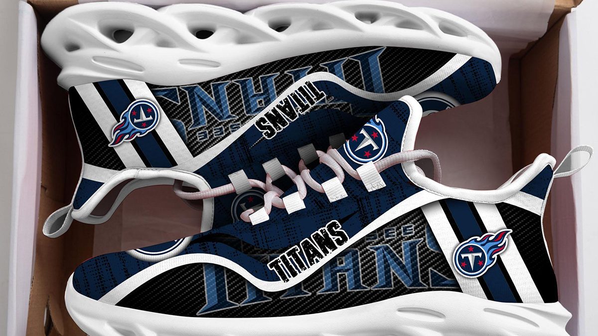 Tennessee Titans NFL Clunky Sneakers Max Soul Shoes - Growkoc