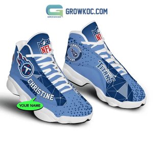 Tennessee Titans NFL Personalized Air Jordan 13 Sport Shoes