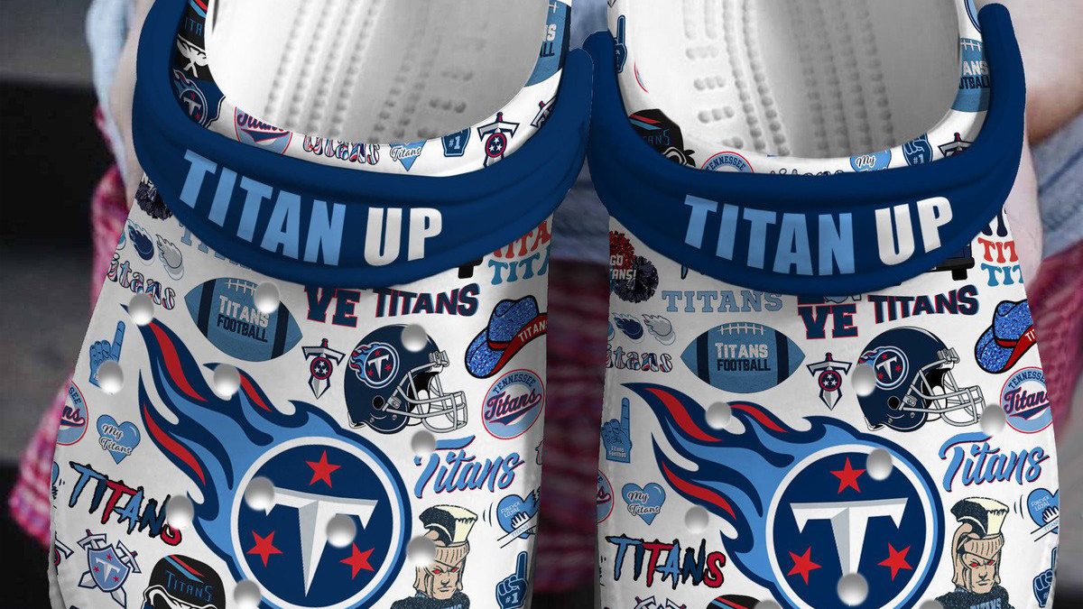 Tennessee Titans NFL Air Cushion Sports Shoes Custom Name For Fans