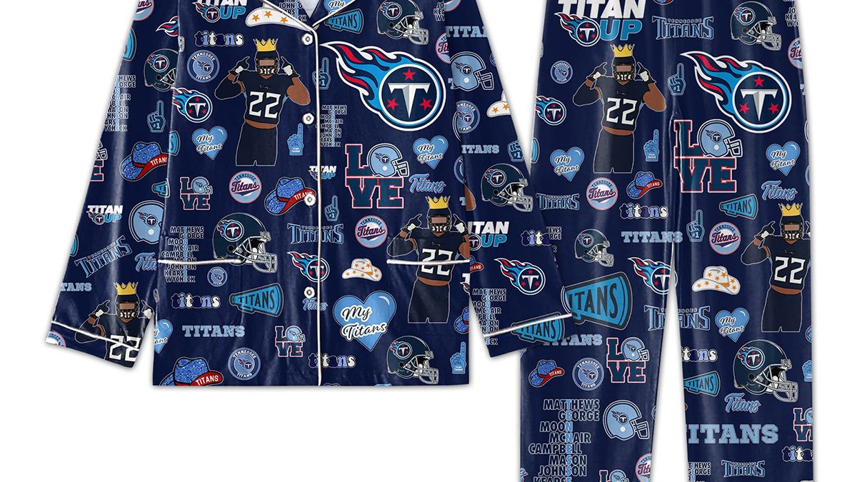 Tennessee Titans - Badge Men's Top & Pant Pajama Set