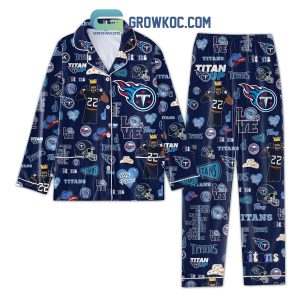 Tennessee Titans Titan Up Love Pajamas Set