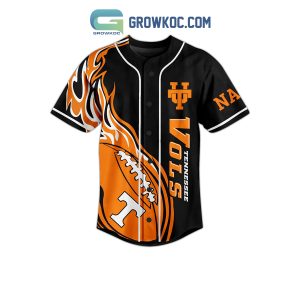 Tennessee Vols Way To Go Vols Vol For Life Personalized Baseball Jersey