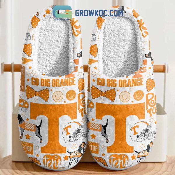 Tennessee Volunteers Go Big Orange Rocky Top House Slippers